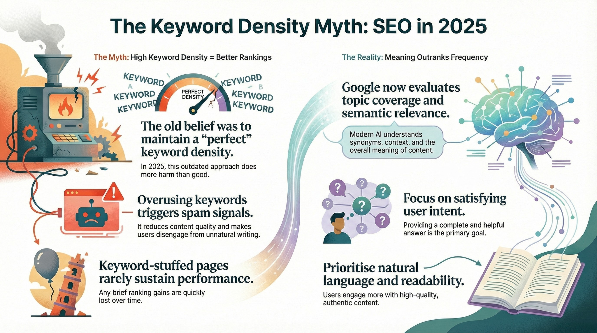 Keyword Density Visualization